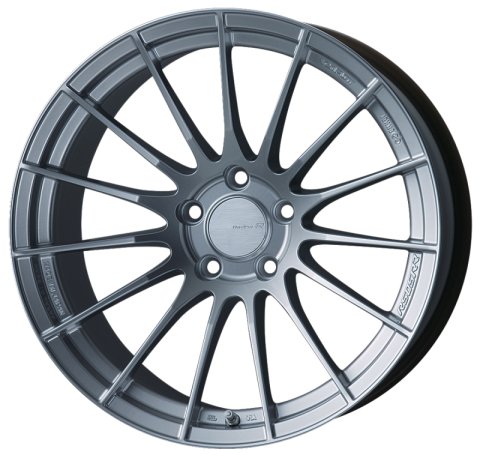 Enkei RS05-RR 18x9.5 35mm ET 5x114.3 75.0 Bore Sparkle Silver Wheel