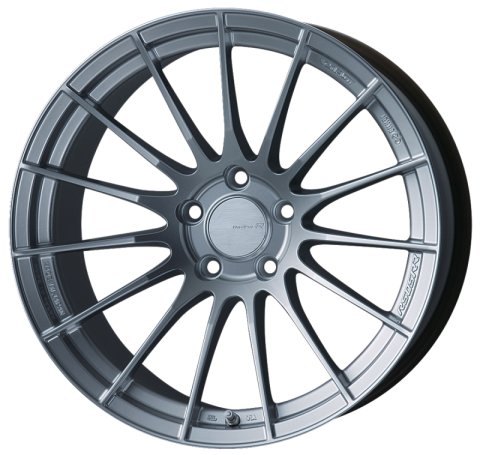 Enkei RS05-RR 18x10.5 25mm ET 5x114.3 75.0 Bore Sparkle Silver Wheel Evo X 350z Spcl Order/No Cancel thumbnail 1