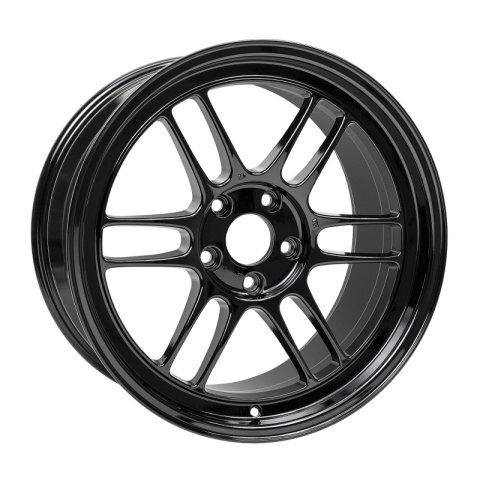 Enkei RPF1 18x9.5 5x114.3 38mm Offset 73mm Bore Gloss Black Wheel MOQ 40 thumbnail 1