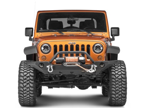 Raxiom 97-18 Jeep Wrangler TJ/JK Axial Halo Headlights w/ DRL Amber Signals- Black Hsng (Clear Lens) thumbnail 7