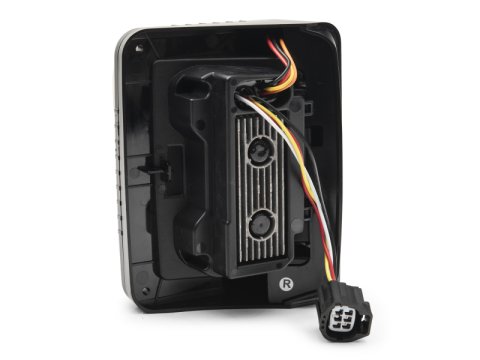 Raxiom 07-18 Jeep Wrangler JK Axial Series LED Halo Tail Lights- Black Housing (Dark Smoked Lens) thumbnail 3