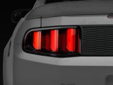Raxiom 10-12 Ford Mustang Vector V2 LED Tail Lights - Gloss Black Housing (Clear Lens) thumbnail 1