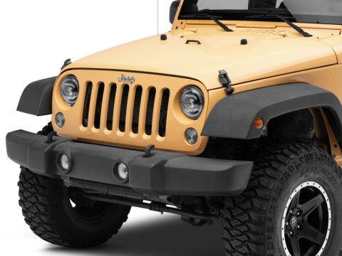 Raxiom 07-18 Jeep Wrangler JK Axial Series LED Headlights- Black Housing (Clear Lens) thumbnail 9