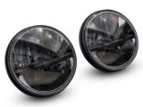 Raxiom 97-18 Jeep Wrangler TJ/JK Axial Series LED Headlights- Black Housing (Clear Lens) thumbnail 3