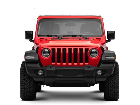 Raxiom 18-22 Jeep Wrangler JL/JT Axial Series LED Headlights- Black Housing (Clear Lens) thumbnail 4