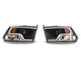 Raxiom 09-18 RAM 1500 LED Halo Projector Headlights- Black Housing (Clear Lens) thumbnail 5