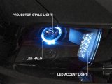 Raxiom 05-09 Ford Mustang w/ Halogen LED Halo Prjctr Headlights-Blk Hsng(Smoked Lens Exclude GT500) thumbnail 6