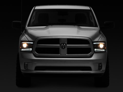 Raxiom 09-18 RAM 1500 LED Projector Headlights w/ Switchback Turn Signals- Blk Housing (Clear Lens) thumbnail 4