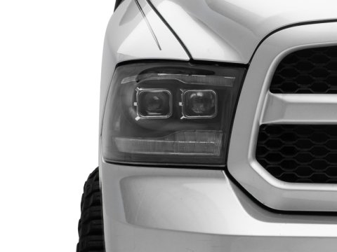 Raxiom 09-18 RAM 1500 LED Projector Headlights w/ Switchback Turn Signals- Blk Housing (Clear Lens) thumbnail 7
