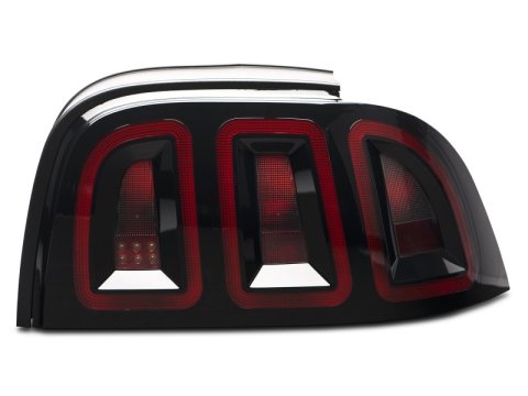 Raxiom 96-98 Ford Mustang Icon LED Tail Lights- Black Housing (Smoked Lens) thumbnail 2