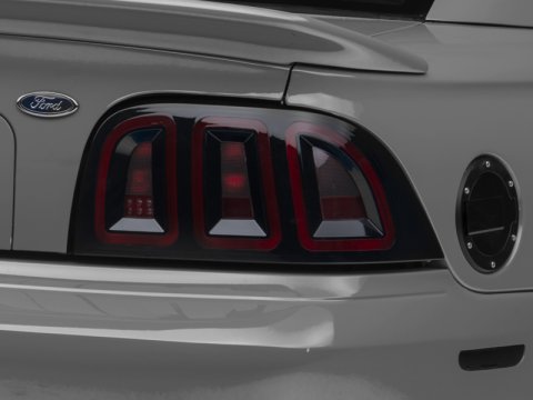 Raxiom 96-98 Ford Mustang Icon LED Tail Lights- Black Housing (Smoked Lens) thumbnail 8