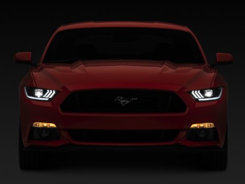 Raxiom 15-17 Ford Mustang GT350 GT500 LED Projector Headlights- Black Housing (Clear Lens) thumbnail 8