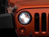 Raxiom 97-18 Jeep Wrangler TJ/JK Axial Spider LED Headlight w/ Amber DRL- Chrome Hsng (Clear Lens) thumbnail 1