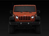 Raxiom 97-18 Jeep Wrangler TJ/JK Axial Spider LED Headlight w/ Amber DRL- Chrome Hsng (Clear Lens) thumbnail 2