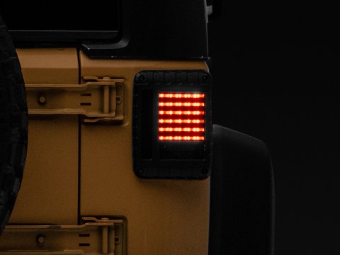Raxiom 07-18 Jeep Wrangler JK LED Tail Lights- Black Housing (Smoked Lens) thumbnail 8