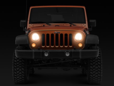 Raxiom 07-18 Jeep Wrangler JK LED Halo Headlights- Chrome Housing (Clear Lens) thumbnail 3