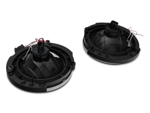 Raxiom 07-18 Jeep Wrangler JK LED Halo Headlights- Chrome Housing (Clear Lens) thumbnail 4
