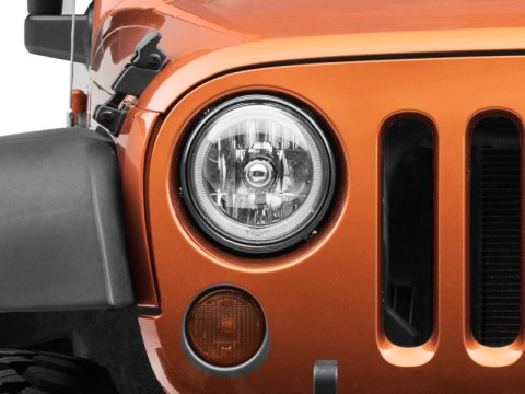 Raxiom 07-18 Jeep Wrangler JK LED Halo Headlights- Chrome Housing (Clear Lens) thumbnail 6