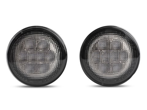 Raxiom 07-18 Jeep Wrangler JK Axial Series LED Amber Turn Signals (Smoked) thumbnail 1