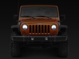 Raxiom 07-18 Jeep Wrangler JK LED Halo Headlights- Black Housing (Clear Lens) thumbnail 3