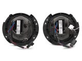 Raxiom 07-18 Jeep Wrangler JK LED Halo Headlights- Black Housing (Clear Lens) thumbnail 6