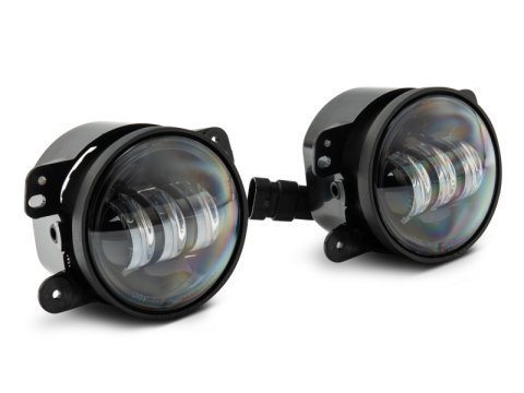 Raxiom 07-22 Jeep Wrangler JK/JL Axial Series Tri-Bar LED Fog Lights- White thumbnail 1