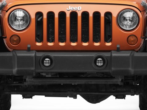 Raxiom 07-22 Jeep Wrangler JK/JL Axial Series Tri-Bar LED Fog Lights- White thumbnail 6