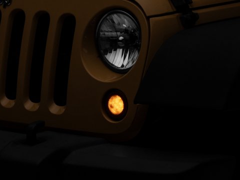 Raxiom 07-18 Jeep Wrangler JK Axial Series LED Turn Signals w/ Halo (Smoked) thumbnail 2