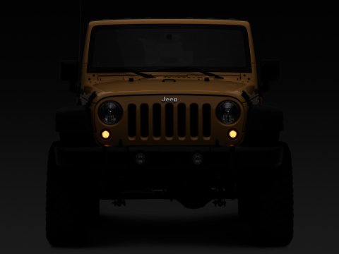 Raxiom 07-18 Jeep Wrangler JK Axial Series LED Turn Signals w/ Halo (Smoked) thumbnail 4