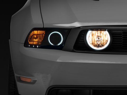 Raxiom 05-12 Ford Mustang GT LED Halo Fog Lights (Chrome) thumbnail 1