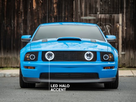 Raxiom 05-12 Ford Mustang GT LED Halo Fog Lights (Chrome) thumbnail 8