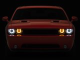 Raxiom 08-14 Dodge Challenger Dual LED Halo Projector Headlights- Black Housing (Clear Lens) thumbnail 3