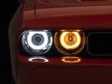 Raxiom 08-14 Dodge Challenger Dual LED Halo Projector Headlights- Black Housing (Clear Lens) thumbnail 8