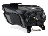 Raxiom 13-14 Ford Mustang w/ Factory HIDLED Halo Projector Headlights- Black Housing (Smoked Lens) thumbnail 1
