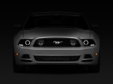 Raxiom 13-14 Ford Mustang w/ Factory HIDLED Halo Projector Headlights- Black Housing (Smoked Lens) thumbnail 3