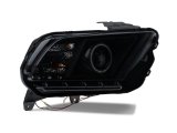 Raxiom 13-14 Ford Mustang w/ Factory HIDLED Halo Projector Headlights- Black Housing (Smoked Lens) thumbnail 4