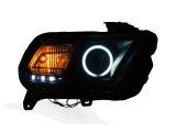 Raxiom 13-14 Ford Mustang w/ Factory HIDLED Halo Projector Headlights- Black Housing (Smoked Lens) thumbnail 6
