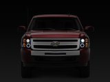 Raxiom 07-13 Silverado 1500 Super White LED Halo Projector Headlights- Black Housing (Clear Lens) thumbnail 5