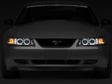 Raxiom 99-04 Ford Mustang Dual LED Halo Projector Headlights- Chrome Housing (Clear Lens) thumbnail 9