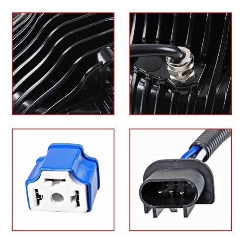 Raxiom 97-18 Jeep Wrangler TJ/JK Axial Series 13-LED Headlights- Black Housing (Clear Lens) thumbnail 2