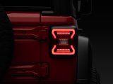 Raxiom 18-22 Jeep Wrangler JL LED Tail Lights- Black Housing - Red Lens thumbnail 7