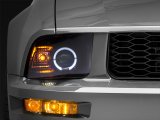 Raxiom 05-09 Ford Mustang Halogen 2010 Style LED Halo Headlights-Blk Hsng(Clear Lens/Excludes GT500) thumbnail 1