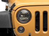 Raxiom 97-18 Jeep Wrangler TJ/JK Axial 7-Inch LED Headlights w/ DRL- Black Housing (Clear Lens) thumbnail 6