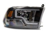 Raxiom 09-18 Dodge RAM 1500 LED Bar Headlights- Black Housing (Clear Lens) thumbnail 3