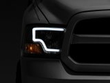 Raxiom 09-18 Dodge RAM 1500 LED Bar Headlights- Black Housing (Clear Lens) thumbnail 5