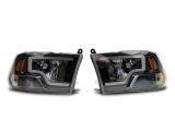 Raxiom 09-18 Dodge RAM 1500 LED Bar Headlights- Black Housing (Clear Lens) thumbnail 8