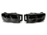 Raxiom 02-05 Dodge RAM 1500 Axial Series OEM Style Rep Headlights- Chrome Housing- Smoked Lens thumbnail 5