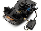 Raxiom 02-05 Dodge RAM 1500 LED Projector Headlights w/ SEQL LED Bar- Black Housing (Clear Lens) thumbnail 2