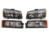 Raxiom 03-06 Chevrolet Silverado 1500 Axial OEM Style Rep Headlights- Chrome Housing (Clear Lens) thumbnail 1