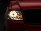 Raxiom 04-08 Ford F-150 Axial Series OEM Style Replacement Headlights- Chrome Housing (Clear Lens) thumbnail 1